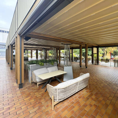 Decolife Solo Basic Wood-Clad Pergola with Zip 100