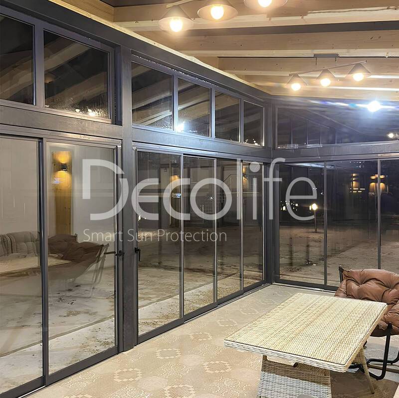 Decolife S500 sliding glazing + FC-42 Decolife doors - 