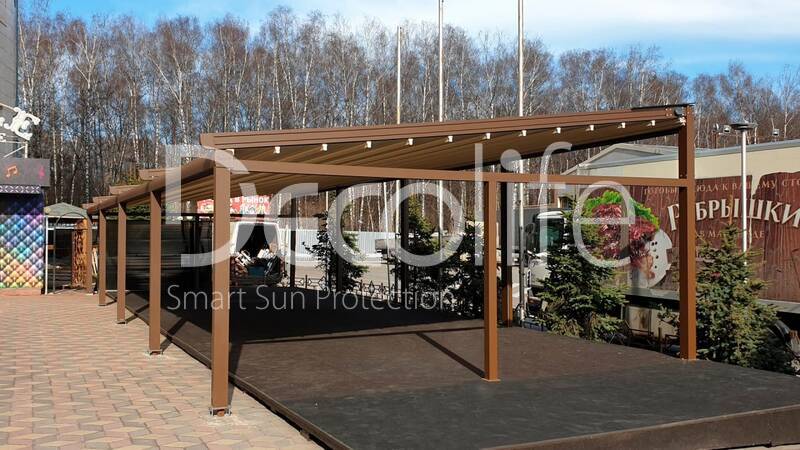 Awning pergola Decolife + Zip systems - 