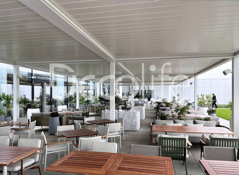 Pergola Bioclimatic B500-20P, - object was implemented by partner OOO ''STELL MS'' - 