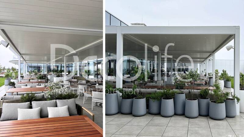 Pergola Bioclimatic B500-20P, - object was implemented by partner OOO ''STELL MS'' - 