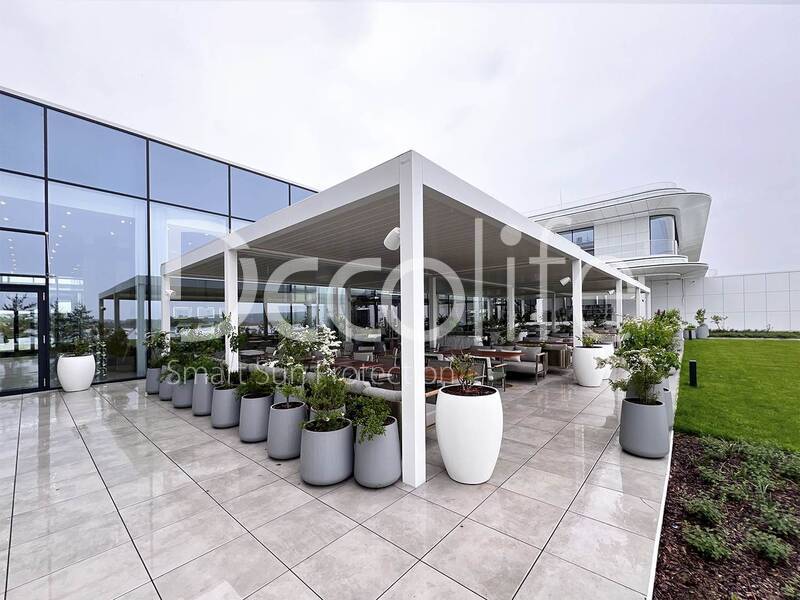 Pergola Bioclimatic B500-20P, - object was implemented by partner OOO ''STELL MS'' - 