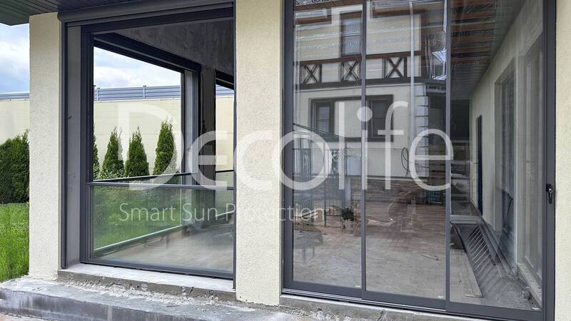 Guillotine glazing Decolife W500 + S500 + Zip 100 - 