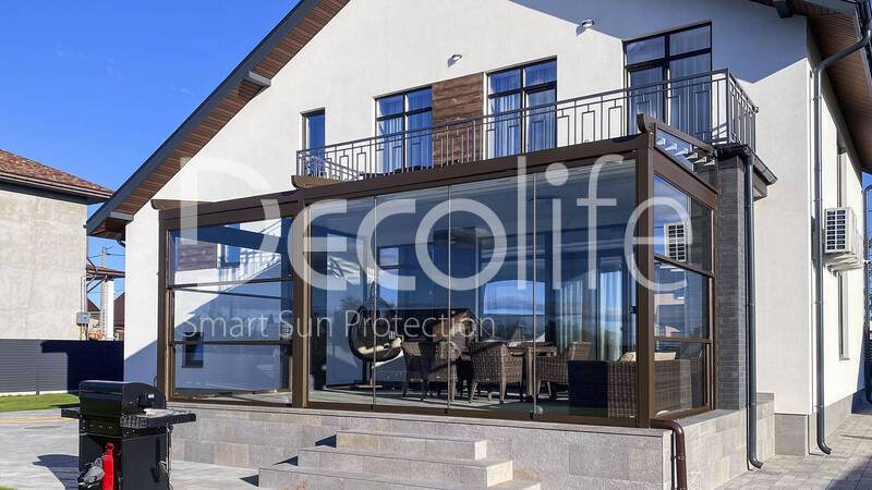 Tent pergola Decolife Project Light + W500 + S200 + FC48 - 