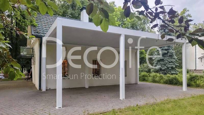 Bioclimatic pergola Decolife B600 PIR - 