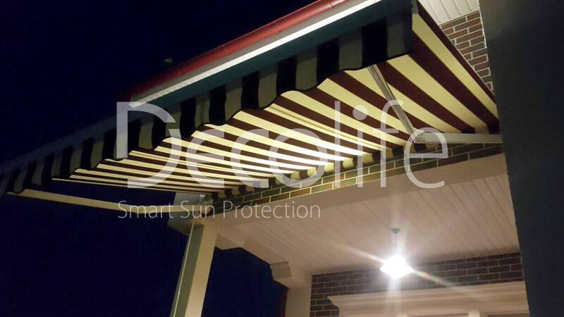 Retractable awning Decolife G200 for summer cottages - 