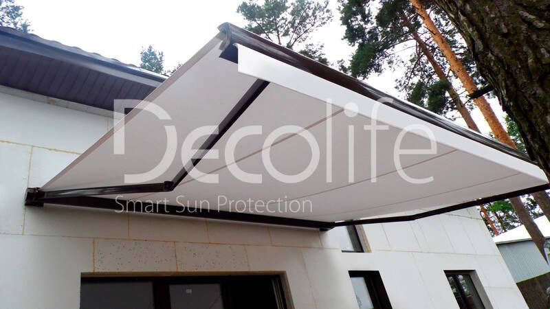 Cassette awning Decolife G500 for terraces and verandas - 