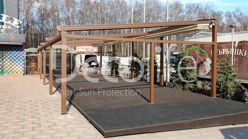 Awning pergola Decolife + Zip systems - 