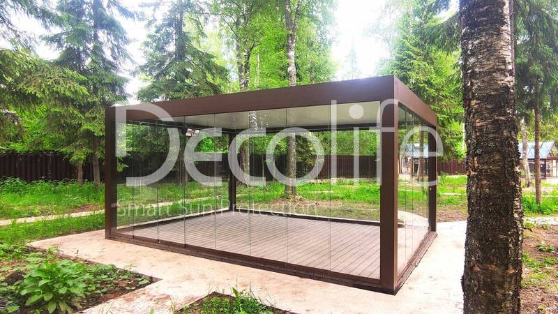 Bioclimatic pergola Decolife B600 - 