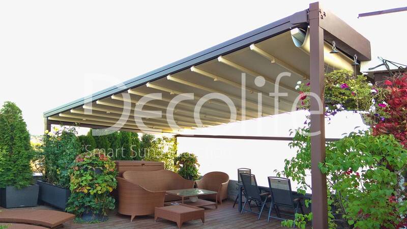 Freestanding terrace pergola Decolife - 