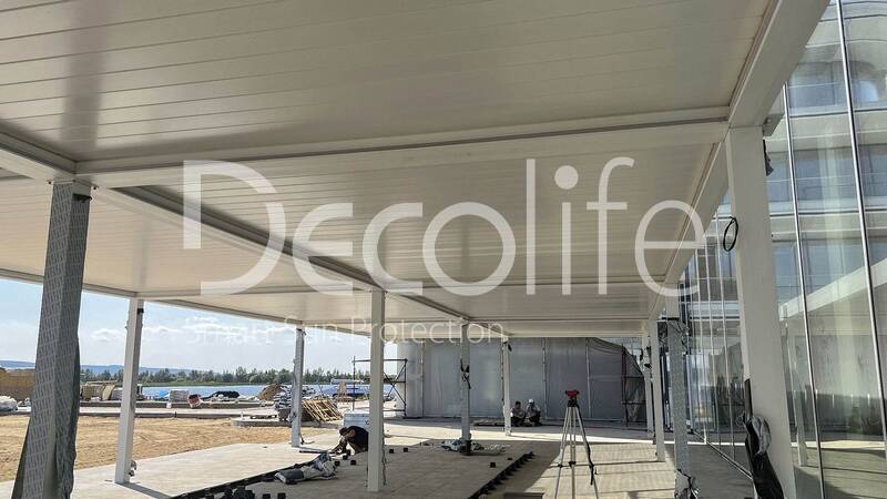 Pergola Bioclimatic B500, - object was implemented by our partner OOO ''STELL MS'' - 