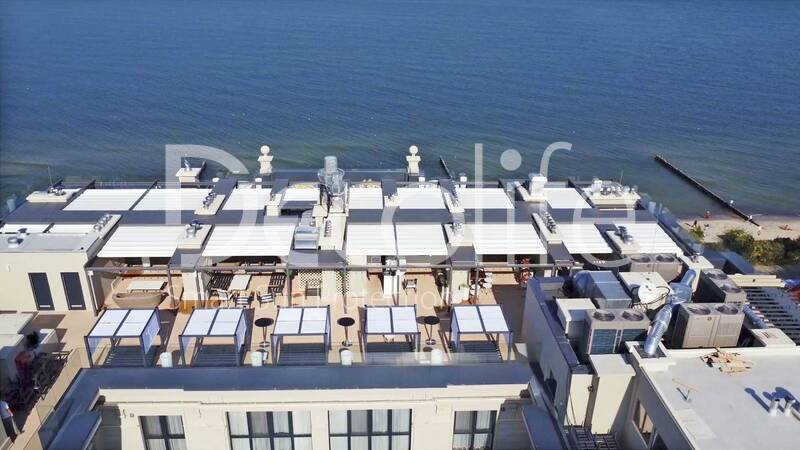 Awning pergolas Decolife Basic & Pro New, implemented by partner LLC ''European Sun Protection Systems'' - 
