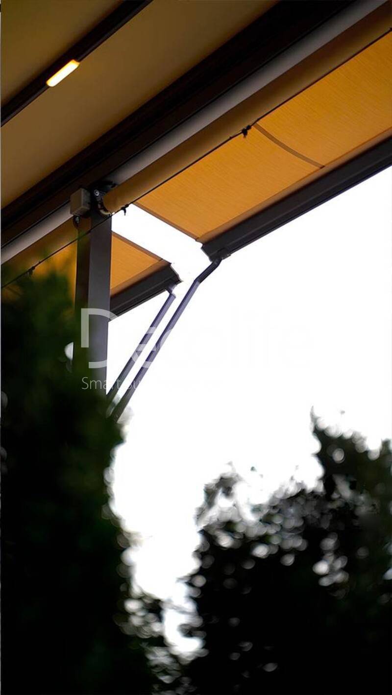 Tent pergola Decolife with LED lighting and awnings G400, implemented by our partner ''TENT VERTEX'' - 