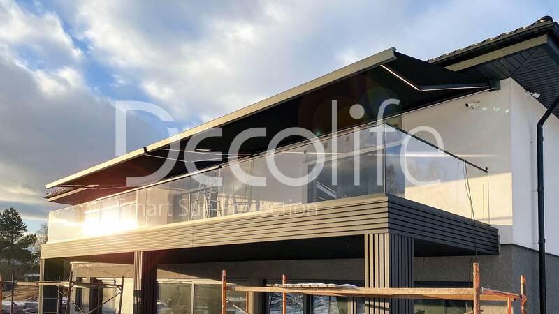 Cassette awning Decolife G600 
with backlighting in arms and box - 