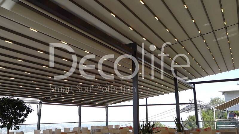 Tent pergolas Decolife Project Light, implemented by our partner ''TENT VERTEX'' - 