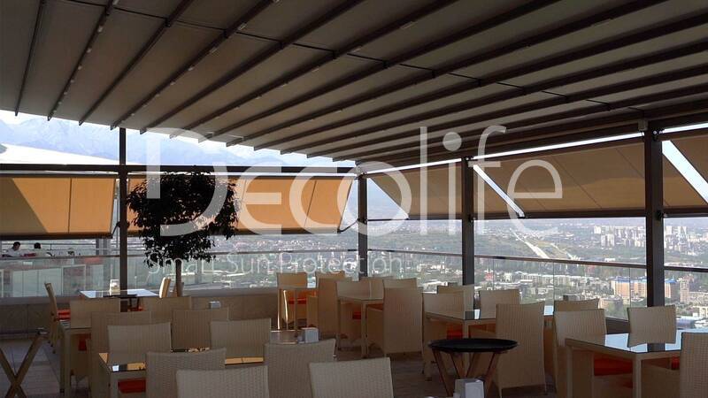 Tent pergolas Decolife Project Light, implemented by our partner ''TENT VERTEX'' - 