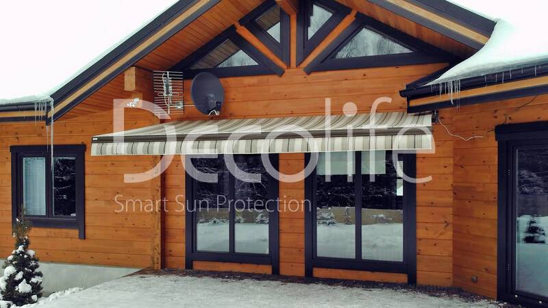 Open awning Decolife G200 for a private house - 