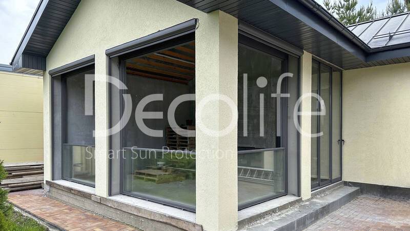 Guillotine glazing Decolife W500 + S500 + Zip 100 - 