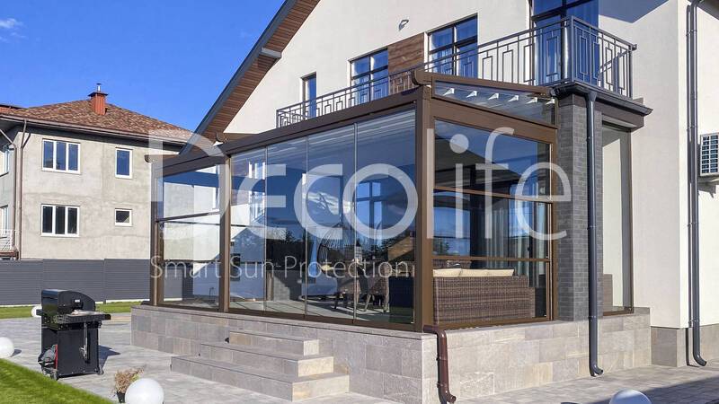 Tent pergola Decolife Project Light + W500 + S200 + FC48 - 