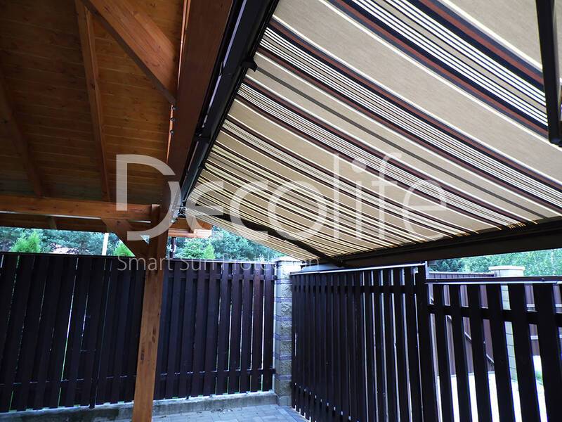 Awning Decolife SemiCassette for gazebo - 