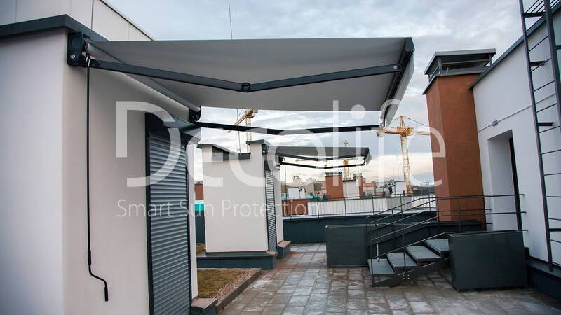 Awnings G100 for industrial facilities - 