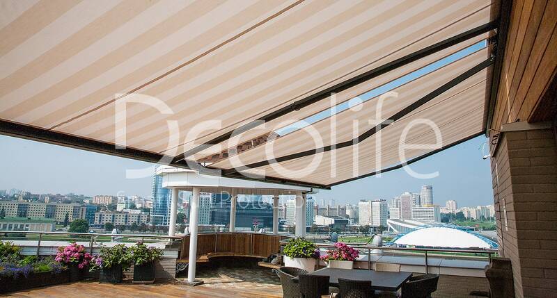 Cassette awning Trendline Sunbox for a private apartment - 