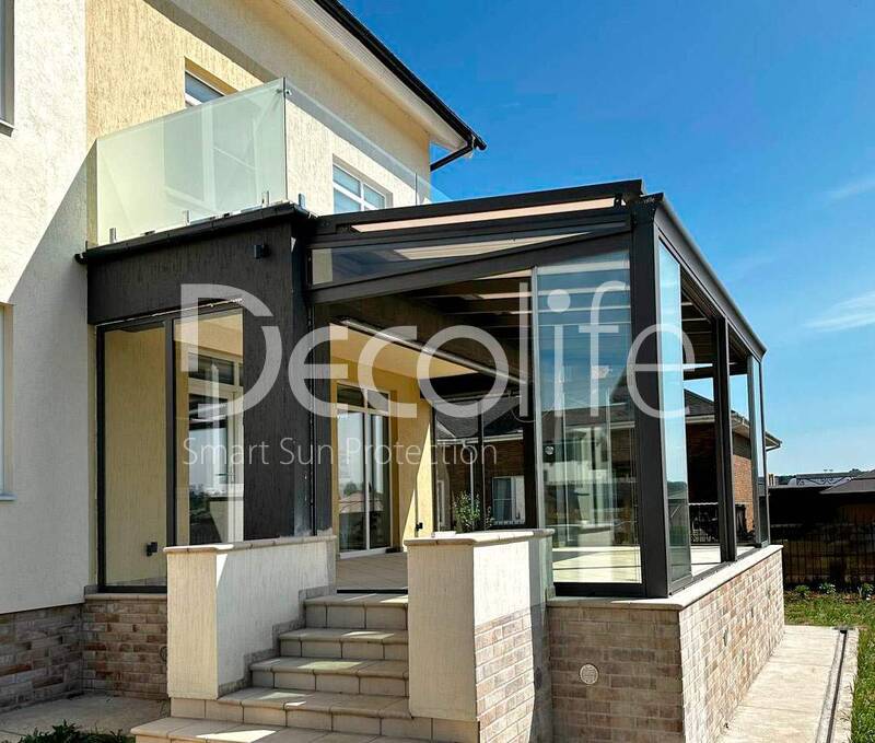 Winter garden + ERA awning + Sliding glazing Decolife S100 - 