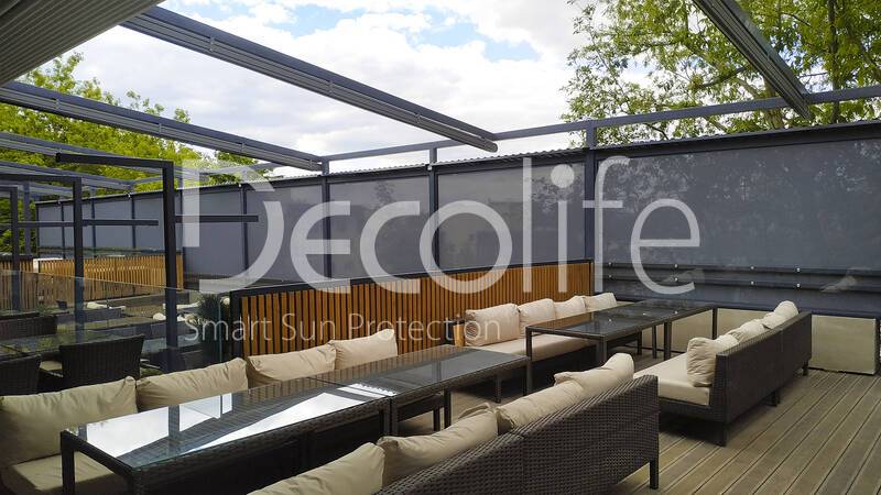 Vertical system Decolife Zip 100 + Sliding awning Vario Basic New - 