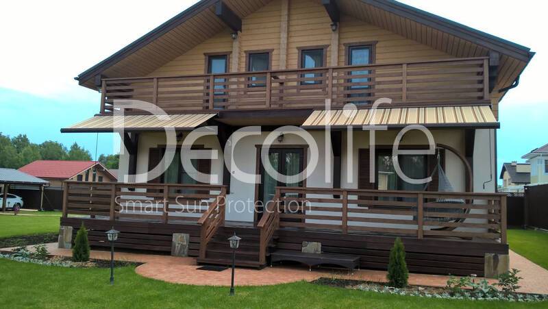 Awning Decolife Open for a country terrace - 