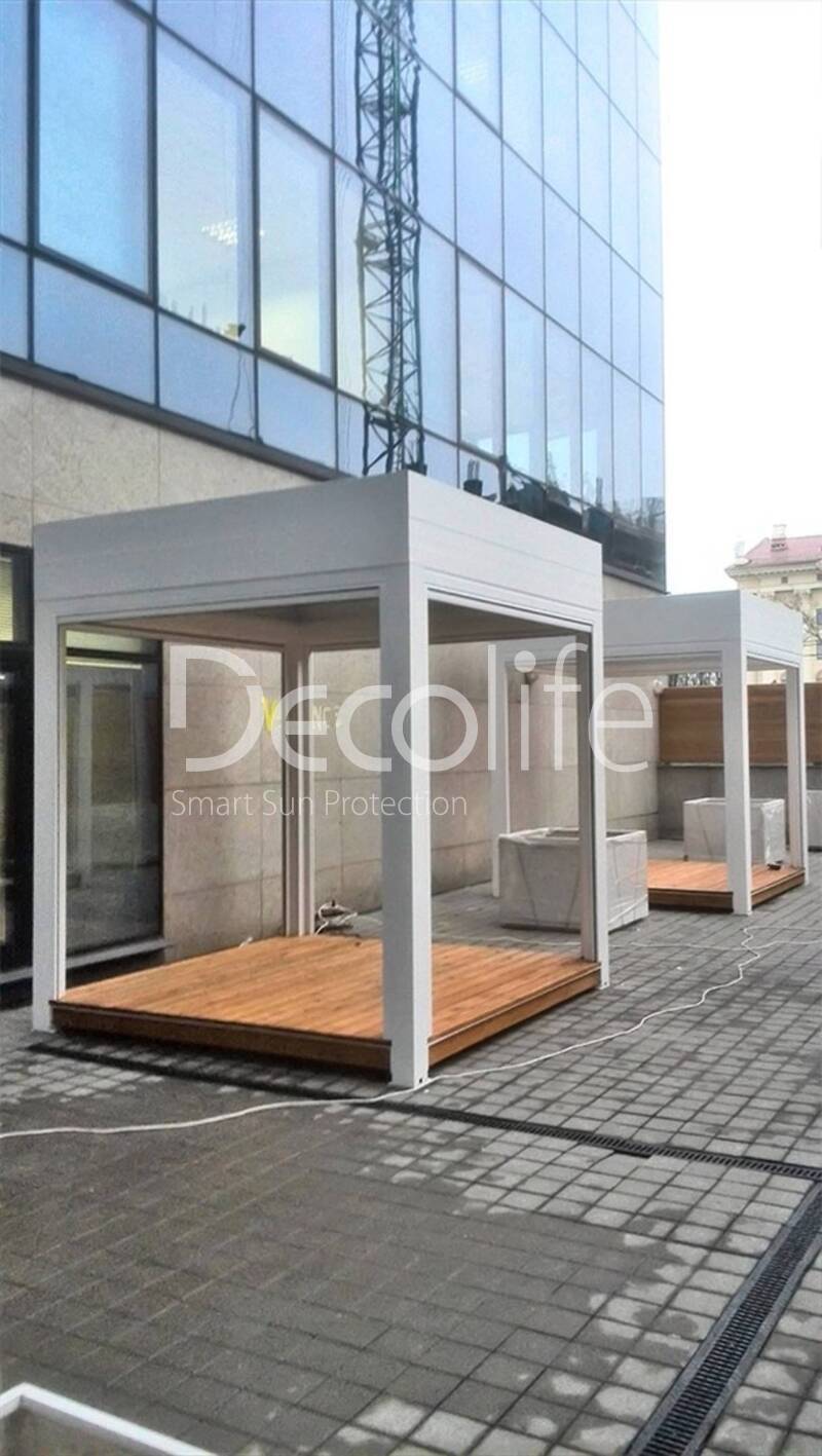 Pergola Basic Decolife + Zip + Glazing - 