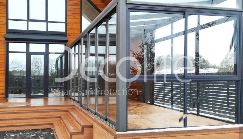 Winter garden + Sliding glazing Decolife S300 - 