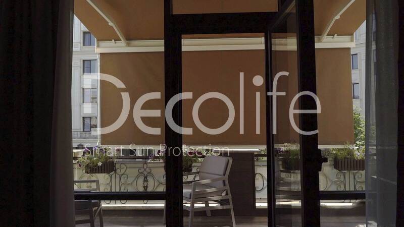 Cassette awning Decolife G700, implemented by our partner ''TENT VERTEX'' - 