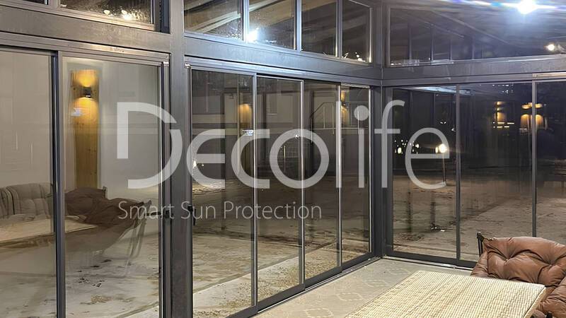 Decolife S500 sliding glazing + FC-42 Decolife doors - 
