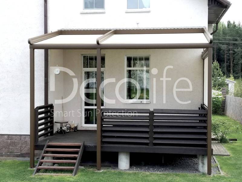 Pergola Decolife Project Light + Vertical system Decolife Zip 100 - 