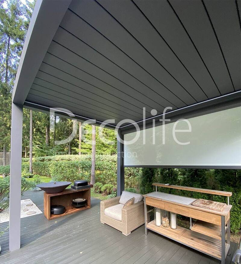 Pergola Decolife Bioclimatic B700, implemented by our partner ''Lux Terras'' - 