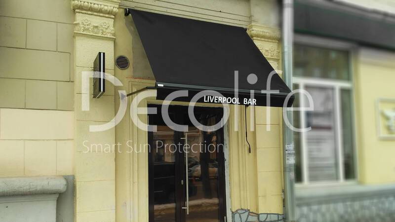 Showcase awning Decolife G400 for cafes and restaurants - 