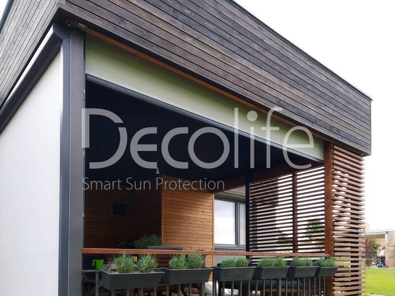 Awning Decolife G500 + Vertical system Zip 130 - 