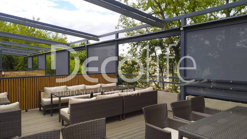 Vertical system Decolife Zip 100 + Sliding awning Vario Basic New - 
