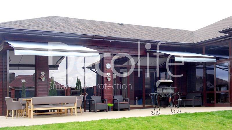 Awning Decolife G200 for a country house - 