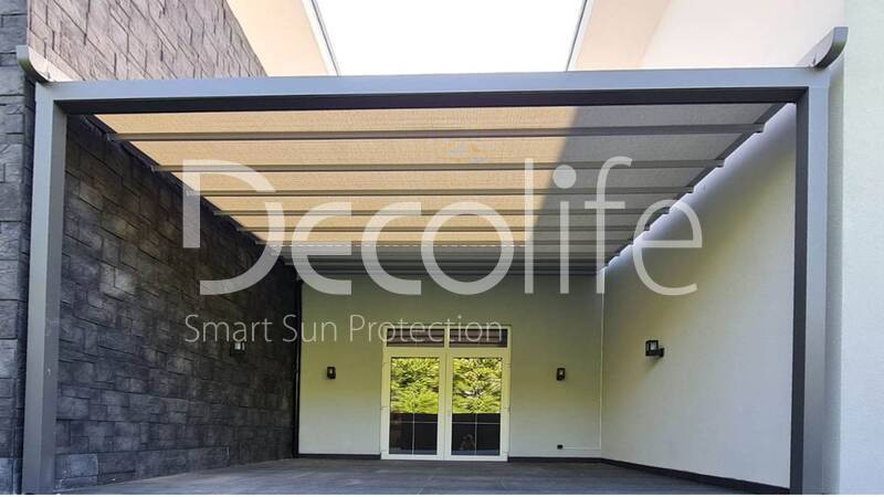 Awning pergola Decolife Project, implemented by our partner LLC ''European Sun Protection Systems'' - 