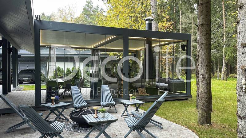 Guillotine glazing Decolife W500 - 