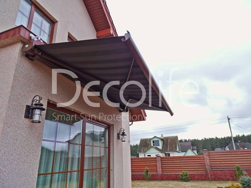 Awning Decolife Elegance for a country terrace - 