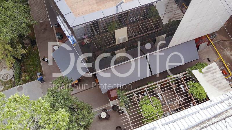 Terrace open awnings Decolife G200 Classic, implemented by our partner ''TENT VERTEX'' - 