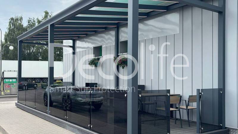 Decolife winter garden with LED lighting - 