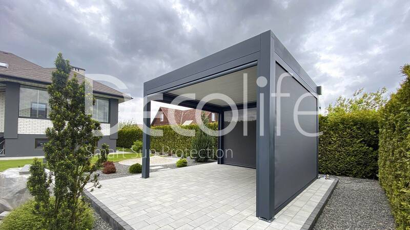 Pergola Decolife Bioclimatic B700-20C + Zip 130 - 