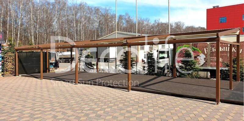 Awning pergola Decolife + Zip systems - 