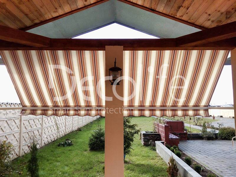 Showcase awning Decolife Italia for the summer terrace - 