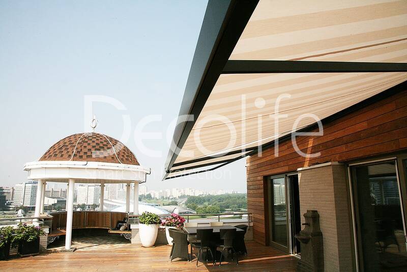 Cassette awning Trendline Sunbox for a private apartment - 