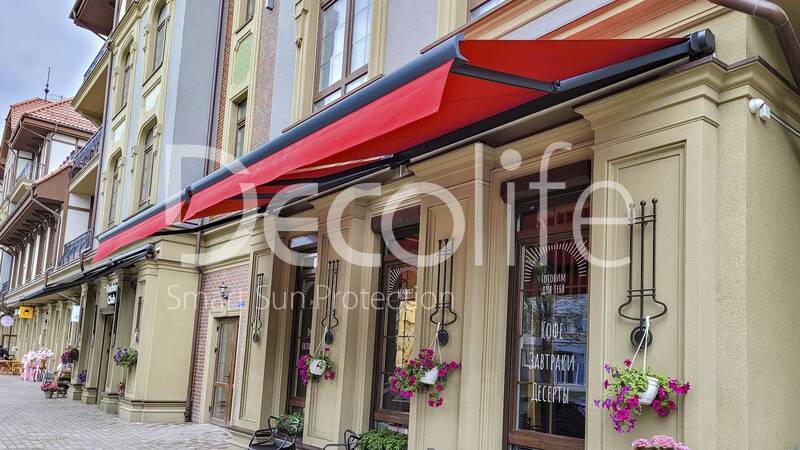 Cassette awning Decolife G500, implemented by our partner LLC ''European Sun Protection Systems'' - 