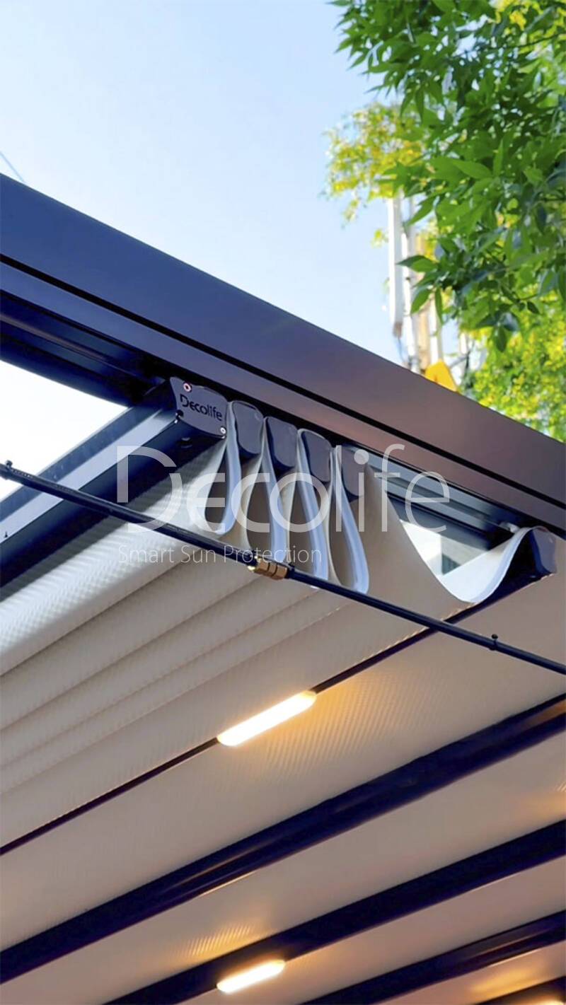 Tent pergolas Decolife, the project was implemented by our partner ''TENT VERTEX'' - 